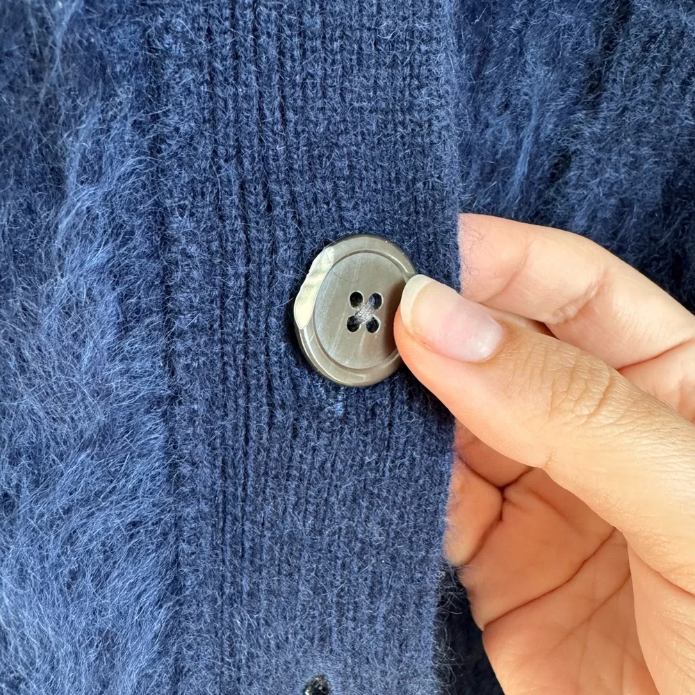 NWT J Crew Spring Street Cashmere Oversized Cardigan Sweater Size XXS - Picture 6 of 8